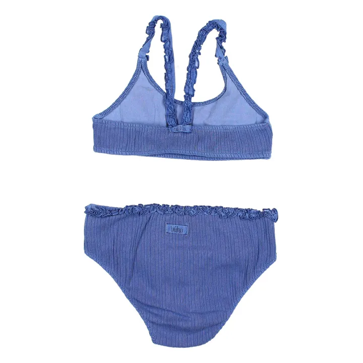 Búho Maillot 2 Pièces Côtelé | Bleu
