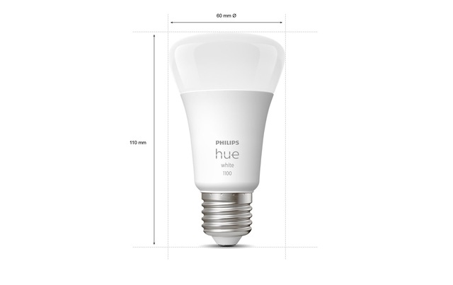 Philips Hue Spezialleuchtmittel »White Ambian« E27 Warmweiss