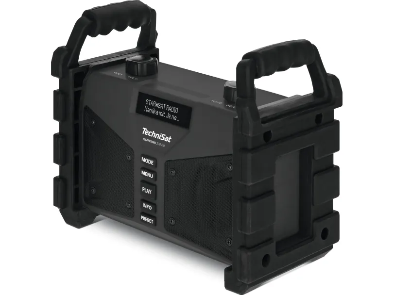 TechniSat DIGITRADIO 230 OD, Bærbar, Analog & digital, DAB , FM, 87,5 - 108 Mhz, 12 W, LCD