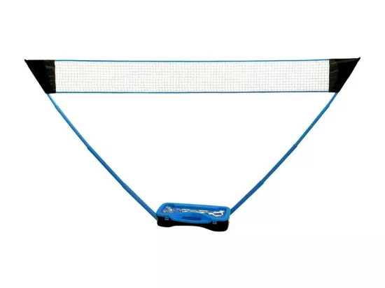 Set de Badminton complet avec filet 295 x 38 x 154 cm, raquettes, volants et étui de rangement
