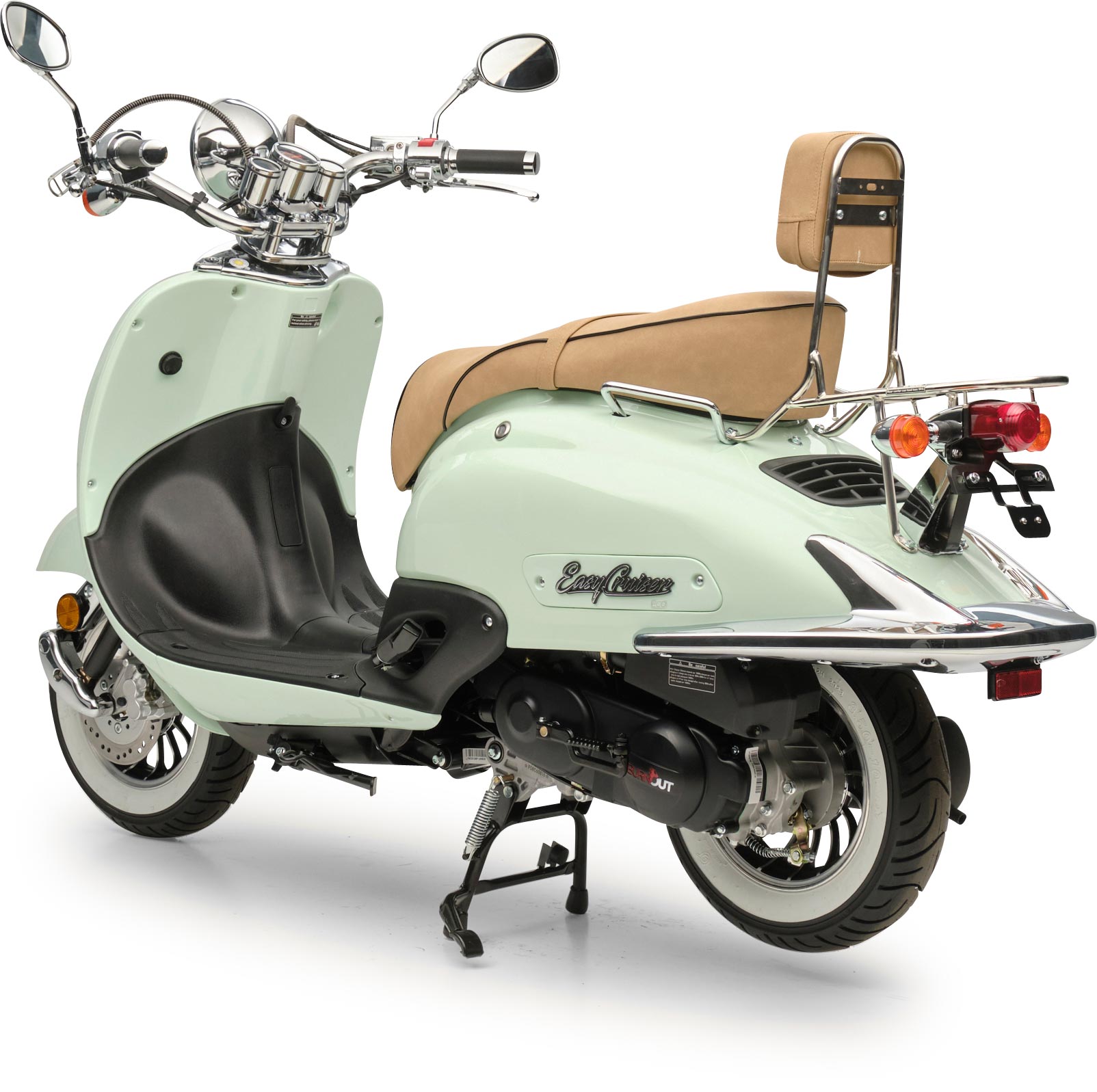 Motorroller Retro EasyCruiser Eco Mint 50ccm 45 kmh Moped Scooter