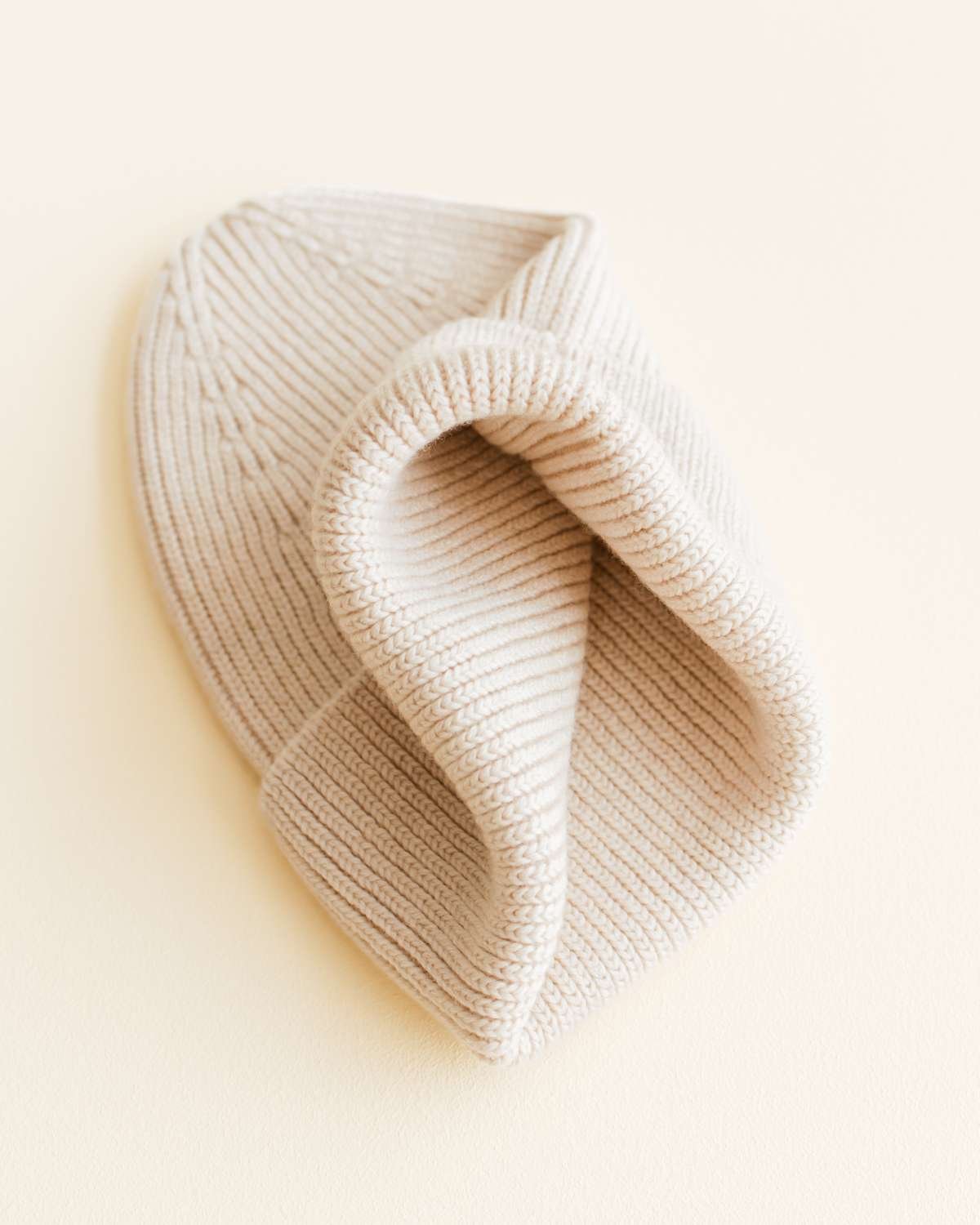 Ull Beanie barn – 100% Merino, Ubehandlet | Ribb Lue Fonzie
