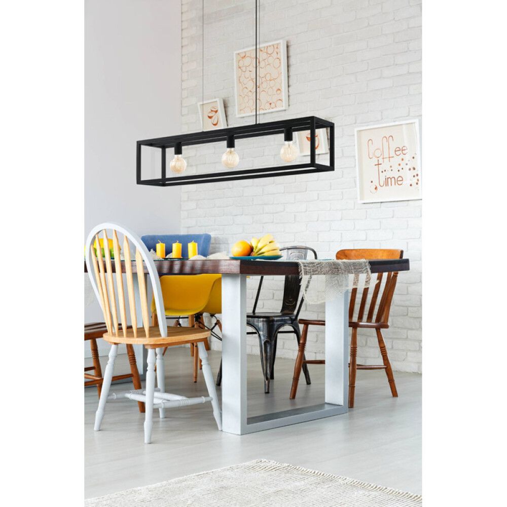 PENDEL ELSWICK 110CM SVART E27 3X60W