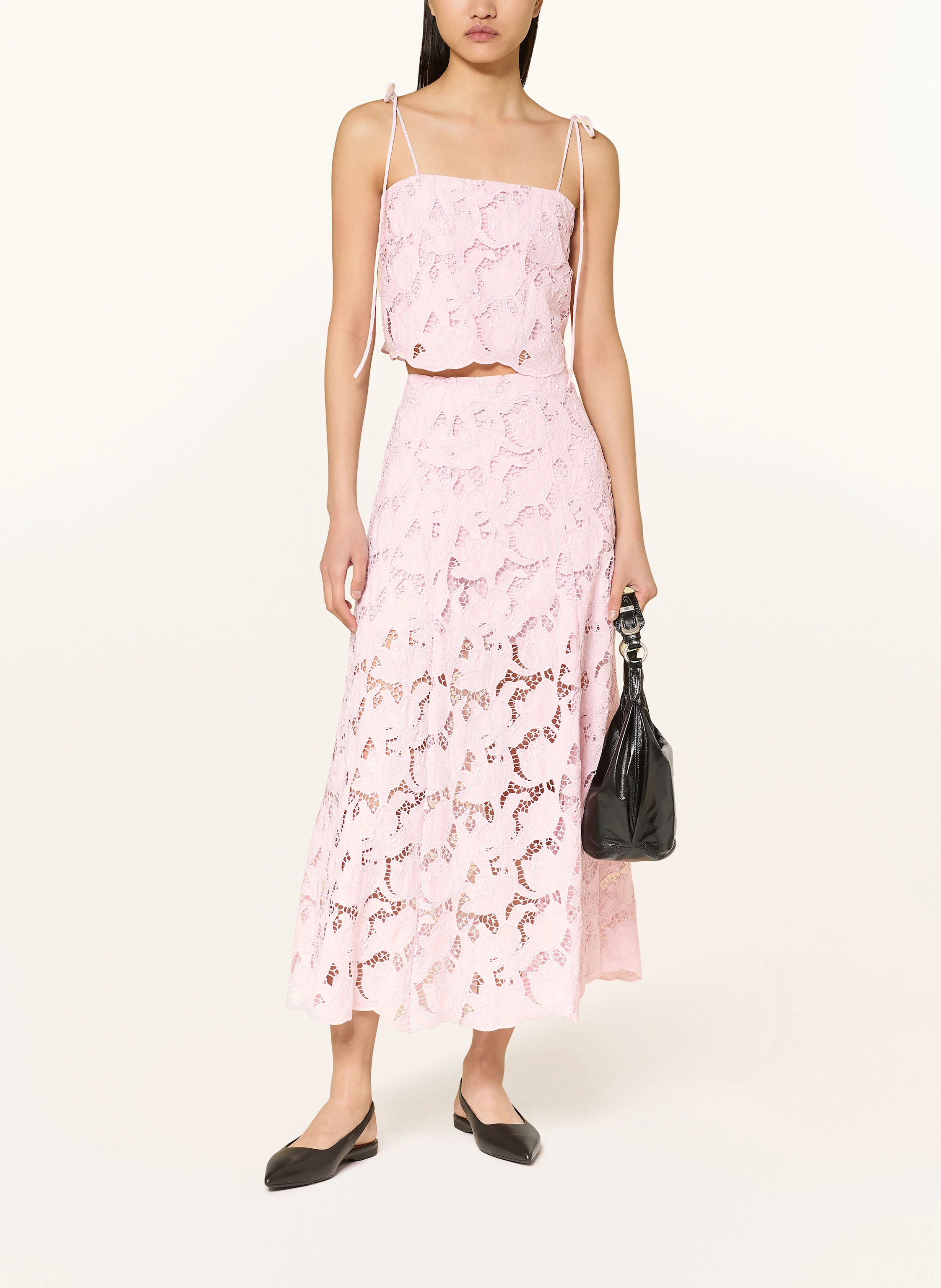 MRS & HUGS Cropped-Top aus Spitze