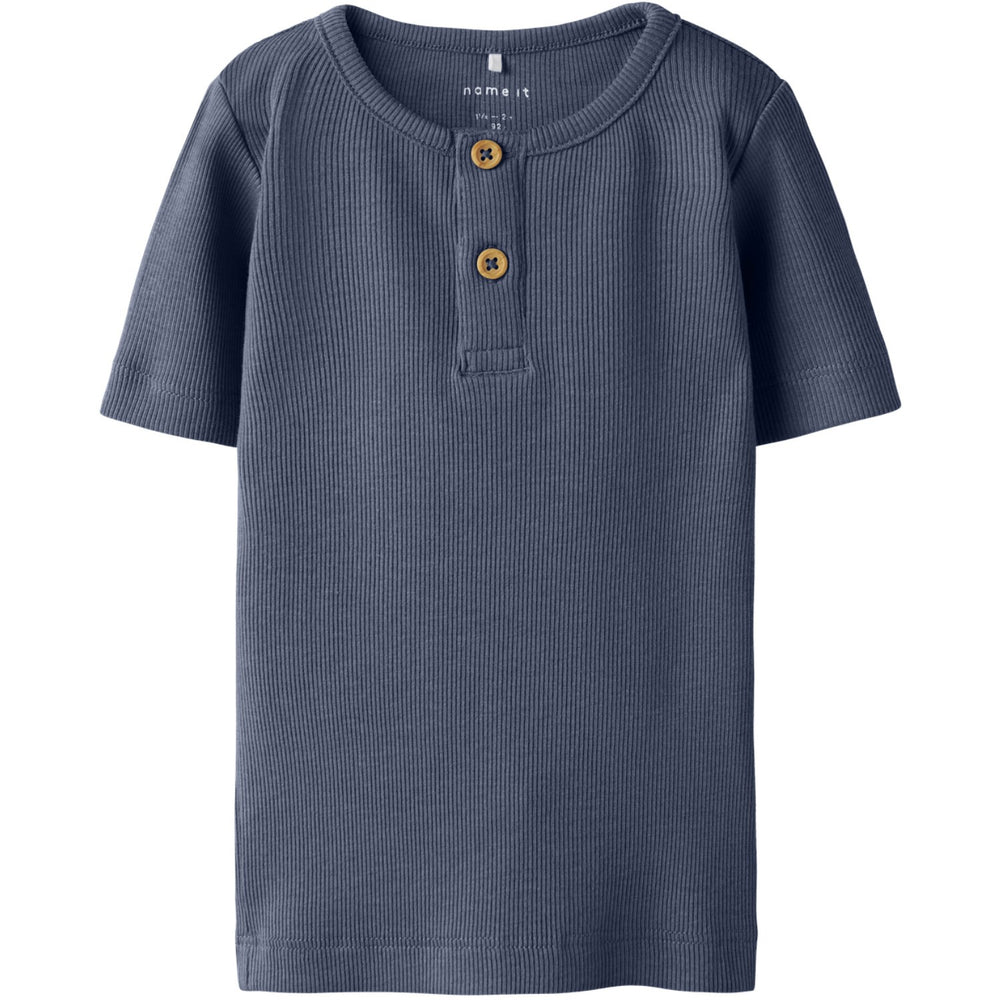 Køb Name It Vintage Indigo Melange Nmmkab Ss Top Noos