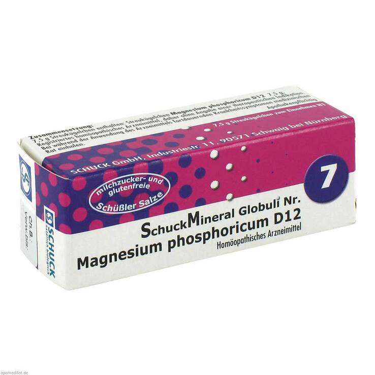Schuckmineral Globuli 7 Magnesium phosphoricum D12, 7.5 g