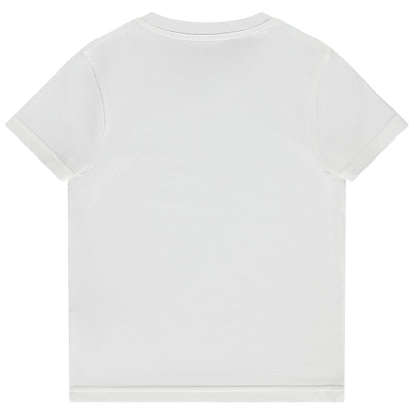 T-shirt manches courtes print fantaisie pour garçon - Blanc