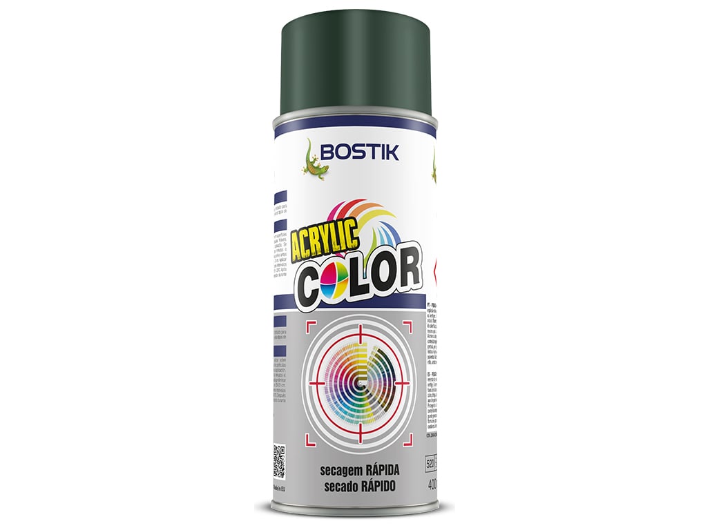 SPRAY ACRYLIC BOSTIK VERDE GARRAFA BRILHANTE 400ML