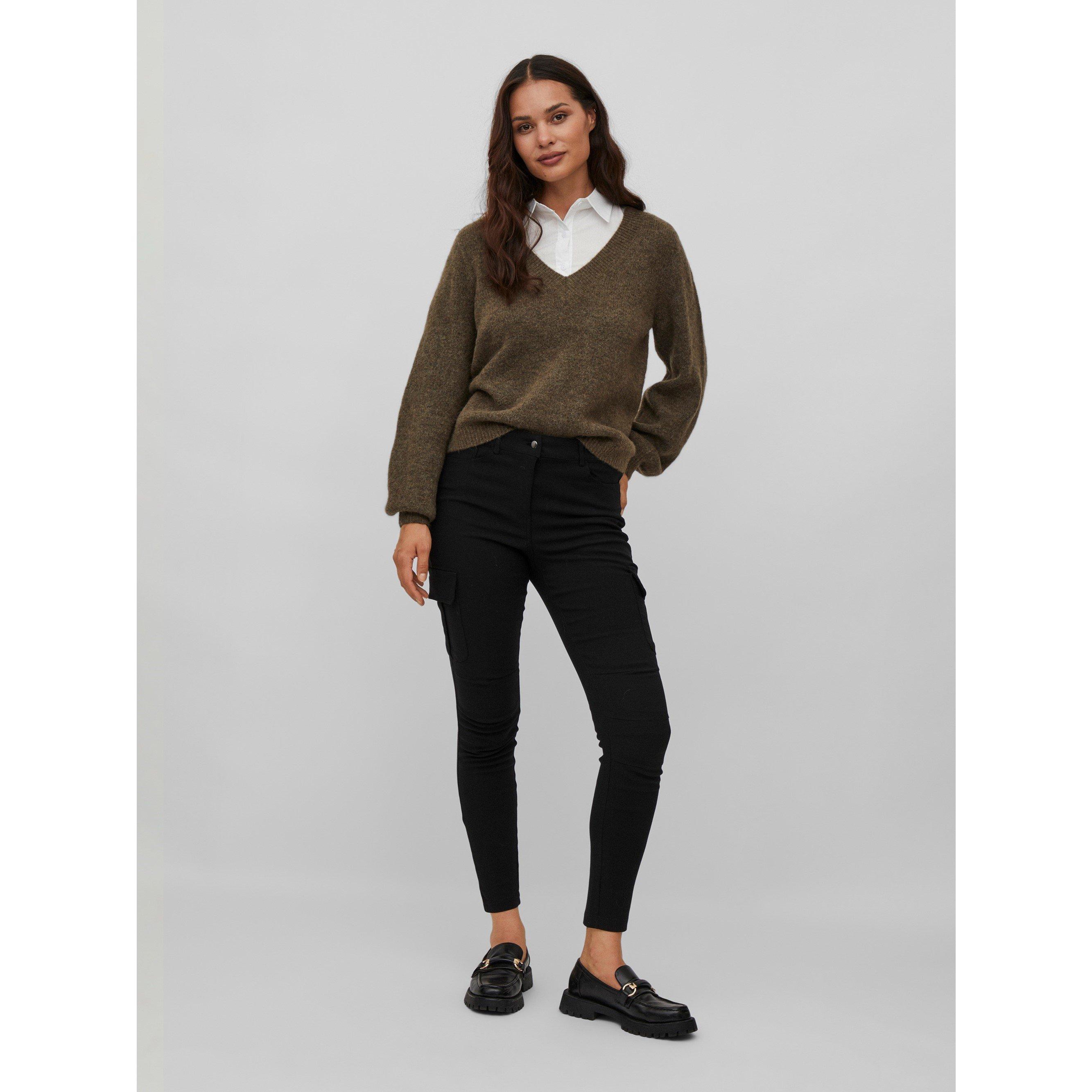 Vila Jamina V Neck Jumper
