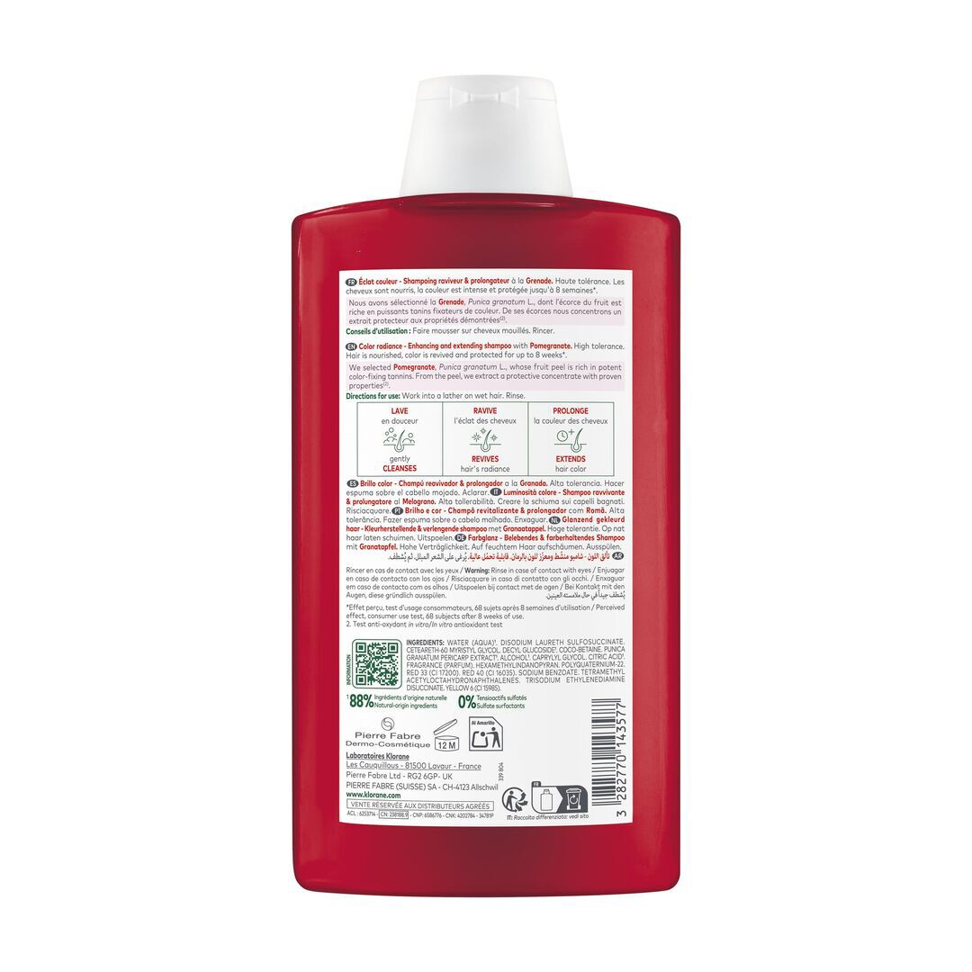 KLORANE  Champô Romã - 400ml