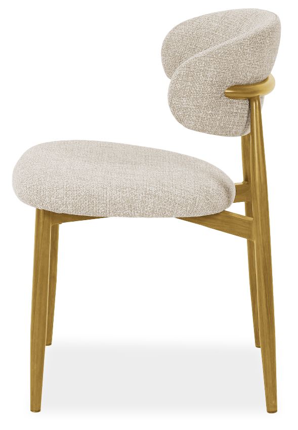 Eetkamerstoel Beige Naturel Kumo B52 x D56 x H77 cm