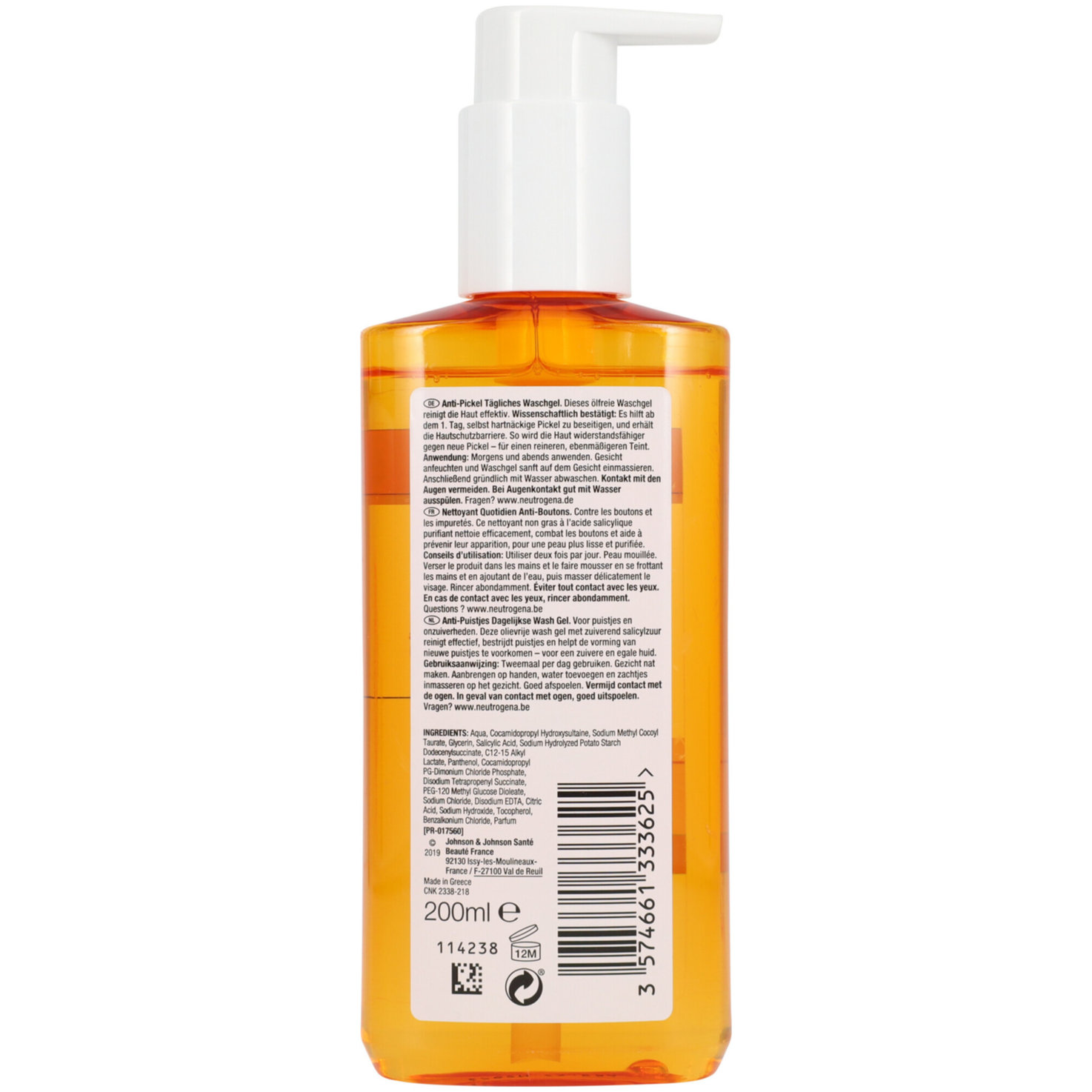 Neutrogena Waschgel Anti-Bibeli