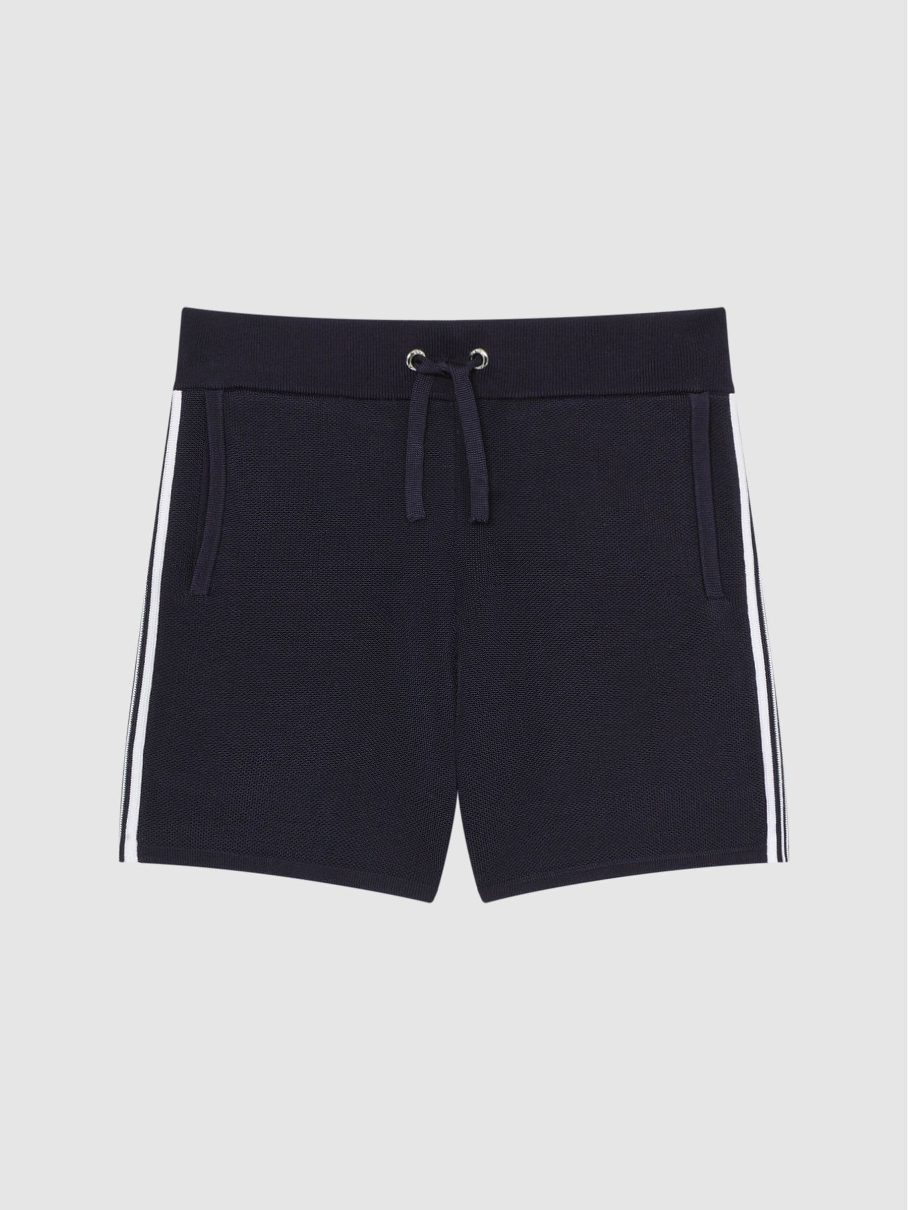 Reiss - Katoenen short met trekkoord en zijstreep