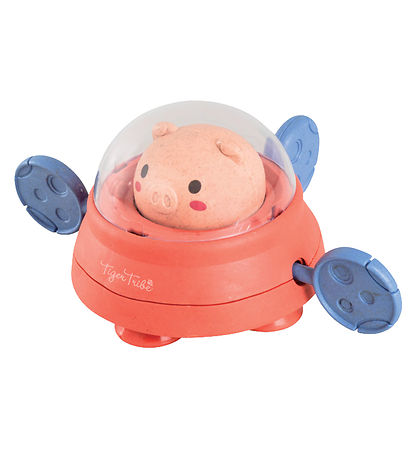 Tiger Tribe Badespielzeug - Bath Paddle Ship - Space Piggy