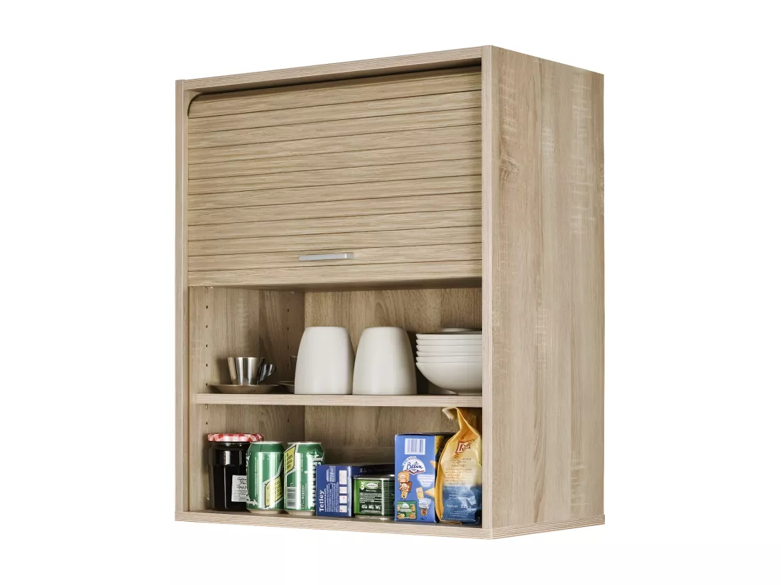 Meuble de rangement de cuisine L Chêne/Chêne - DANNIE