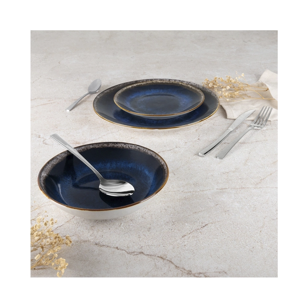Berlinger Haus 18-teiliges Tellerset rund Deep Sea Collection