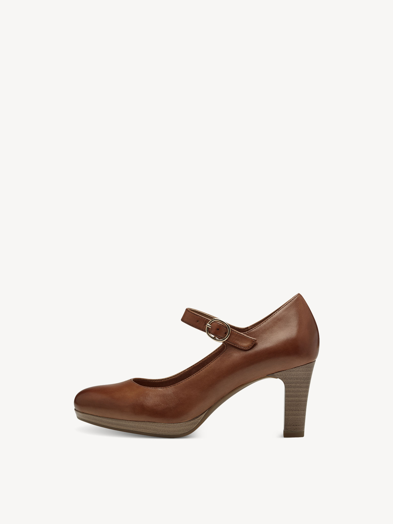 Leren Pumps - bruin