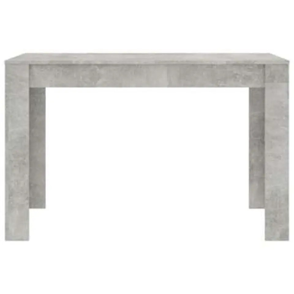 vidaXL - Eettafel - Grijs - Bewerkt hout