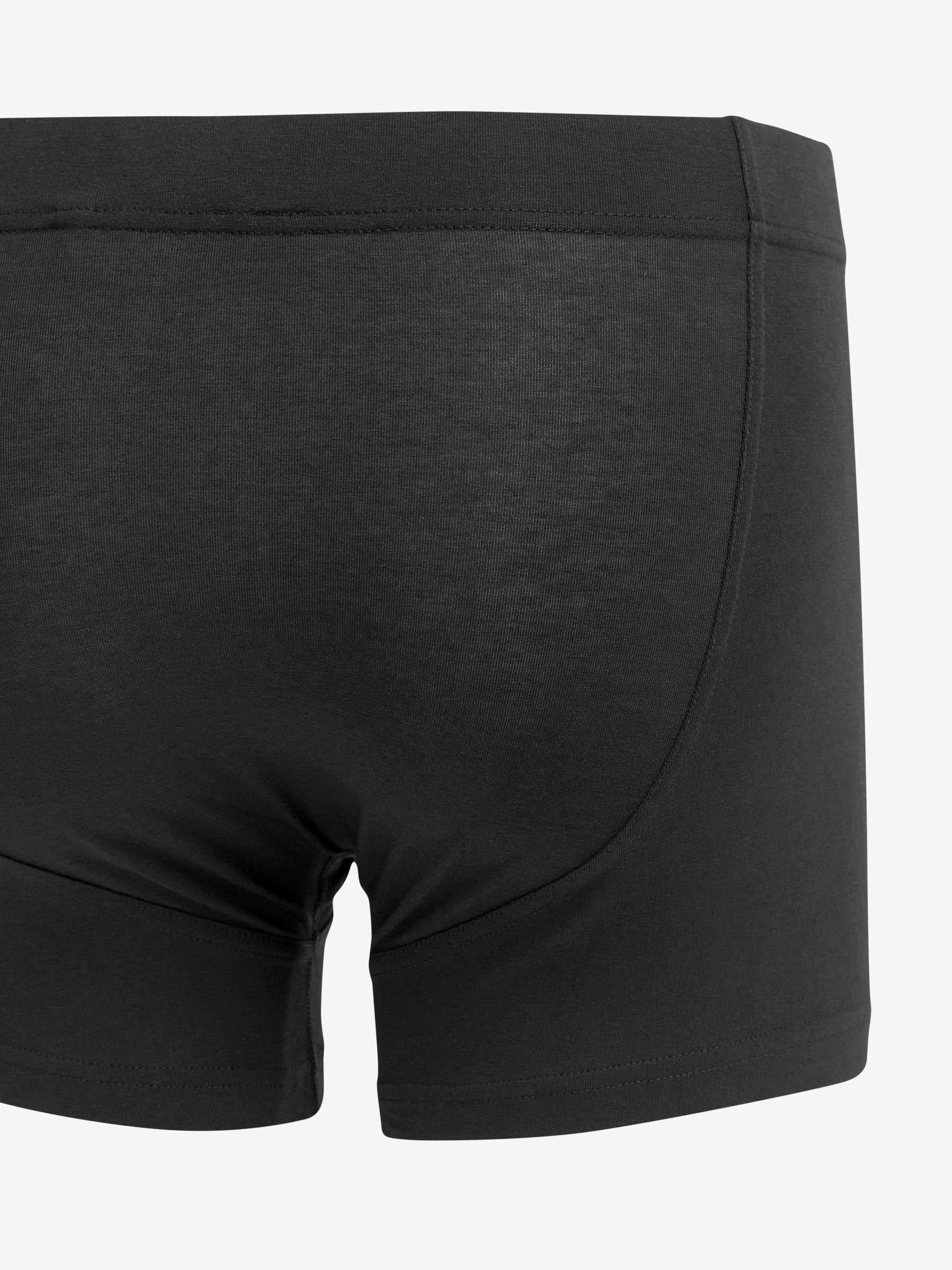 Zwart - Verpakking van 4 - Boxershorts met A-voorkant