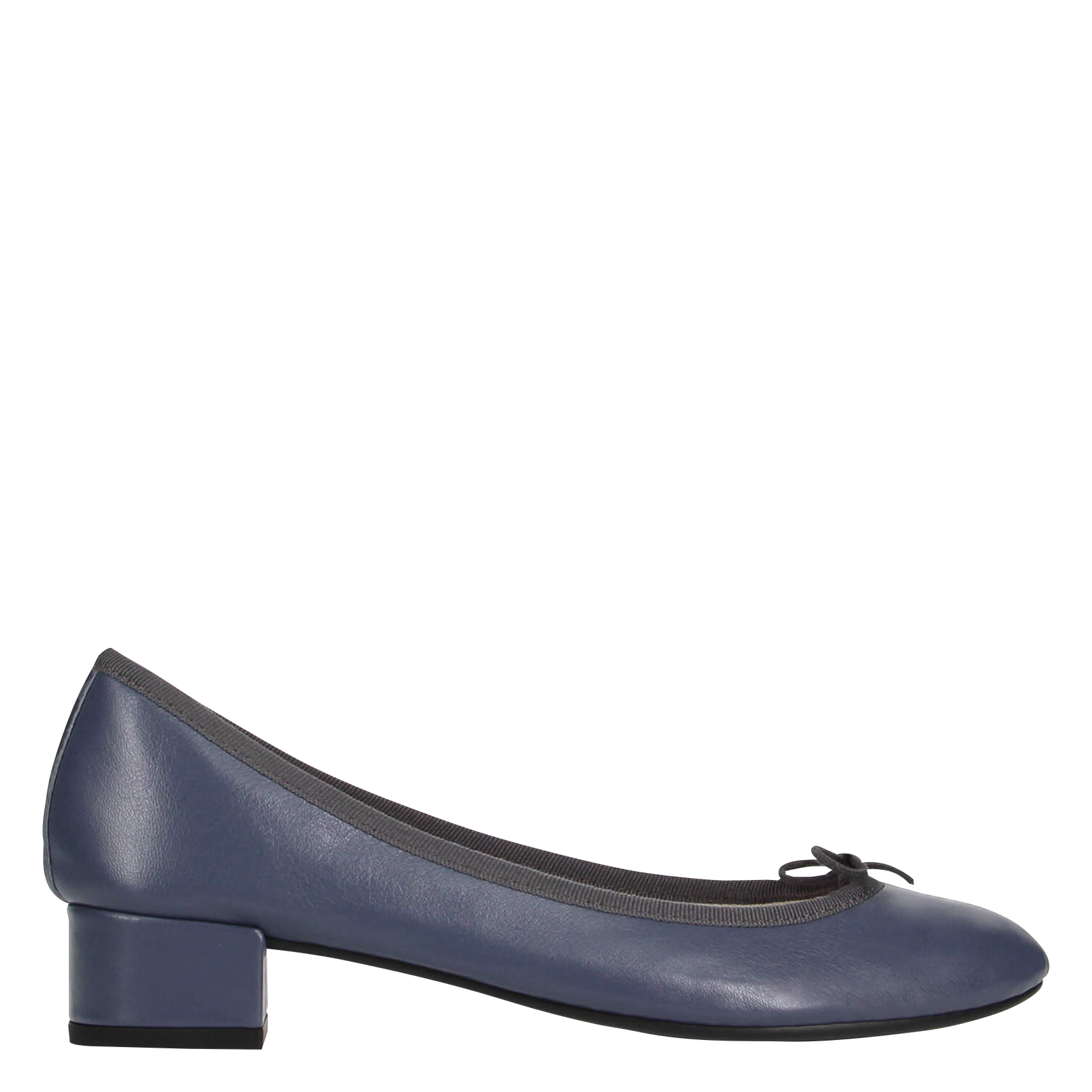 CAMILLE - Ballerines en cuir | Gris