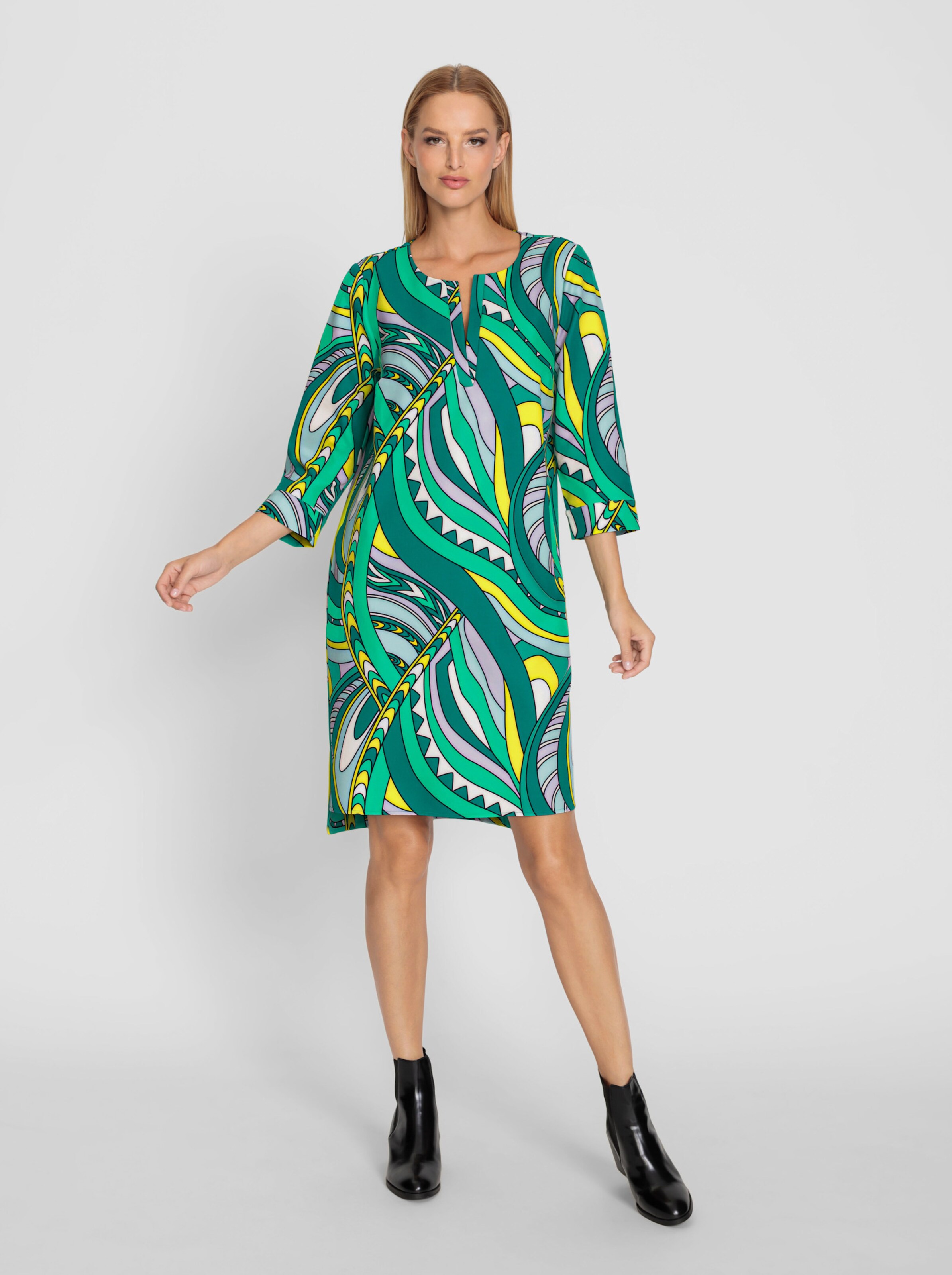Druck-Kleid