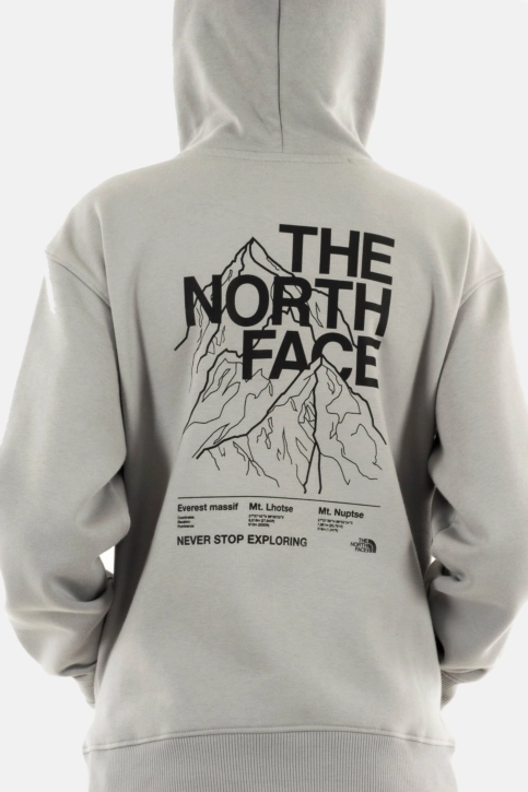 Sweat the north face mountain line a911 meld grey