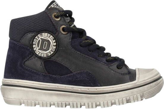 Develab Veterschoenen Hoog Veterschoenen Hoog Blauw