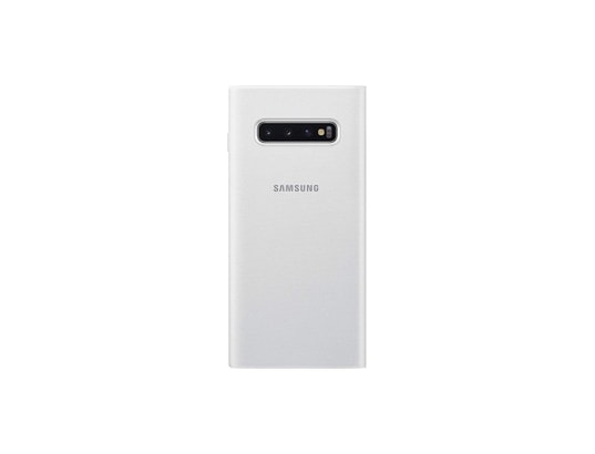 SAMSUNG - Etui EF-NG975PW LED View cover Blanc G S10+