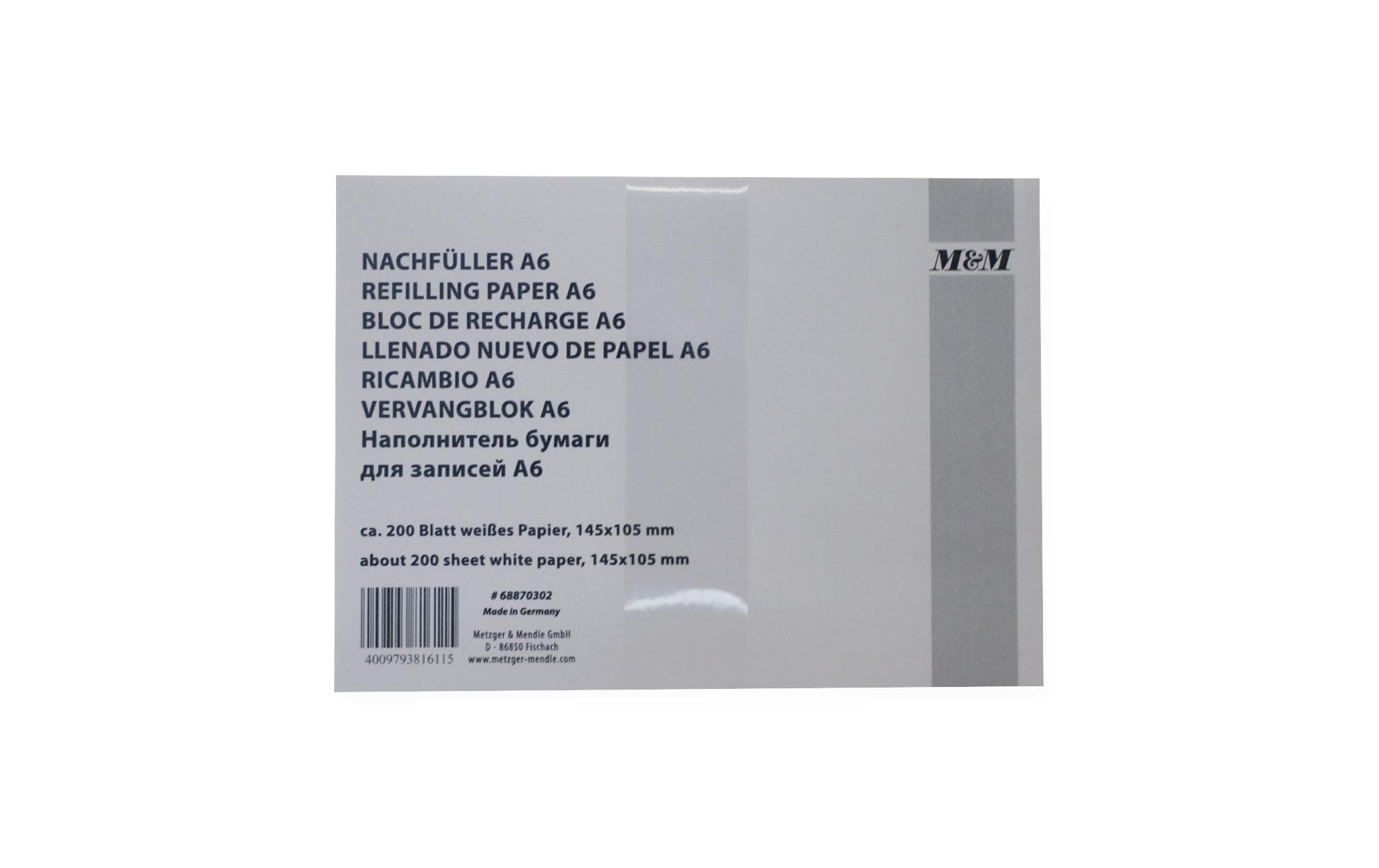 Notizzettel Ersatzpapier WeissErsatzzettel zu Zettelkasten