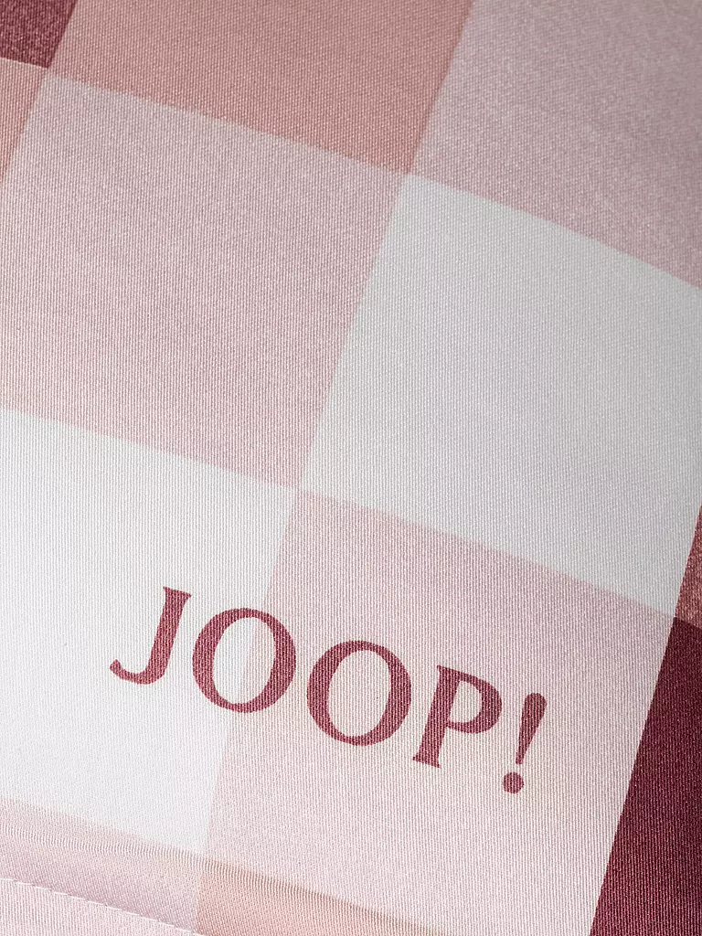 JOOP Satin Bettwäsche MESH 70x90cm/140x220cm Blush koralle