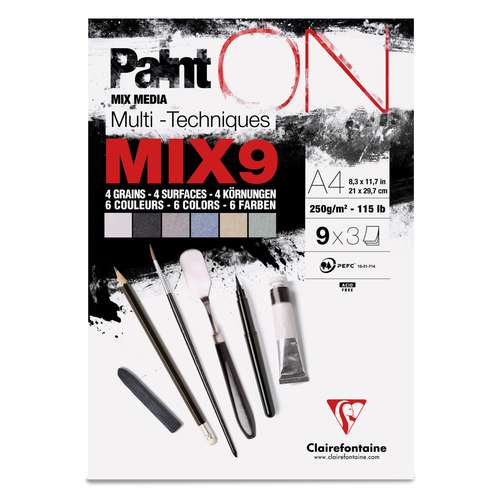 Clairefontaine Paint ON Mix Media MIX9-Block