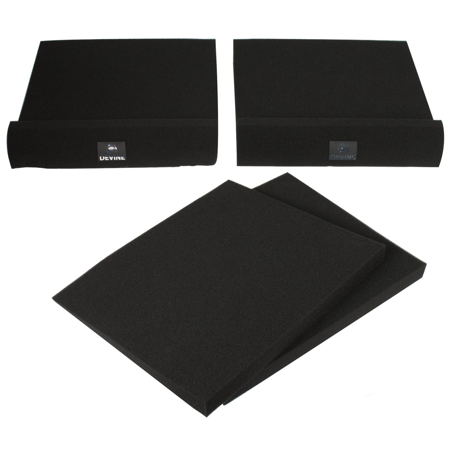 Mackie CR5-XBT studio-monitoren (set van 2) + monitorisolatie + kabels