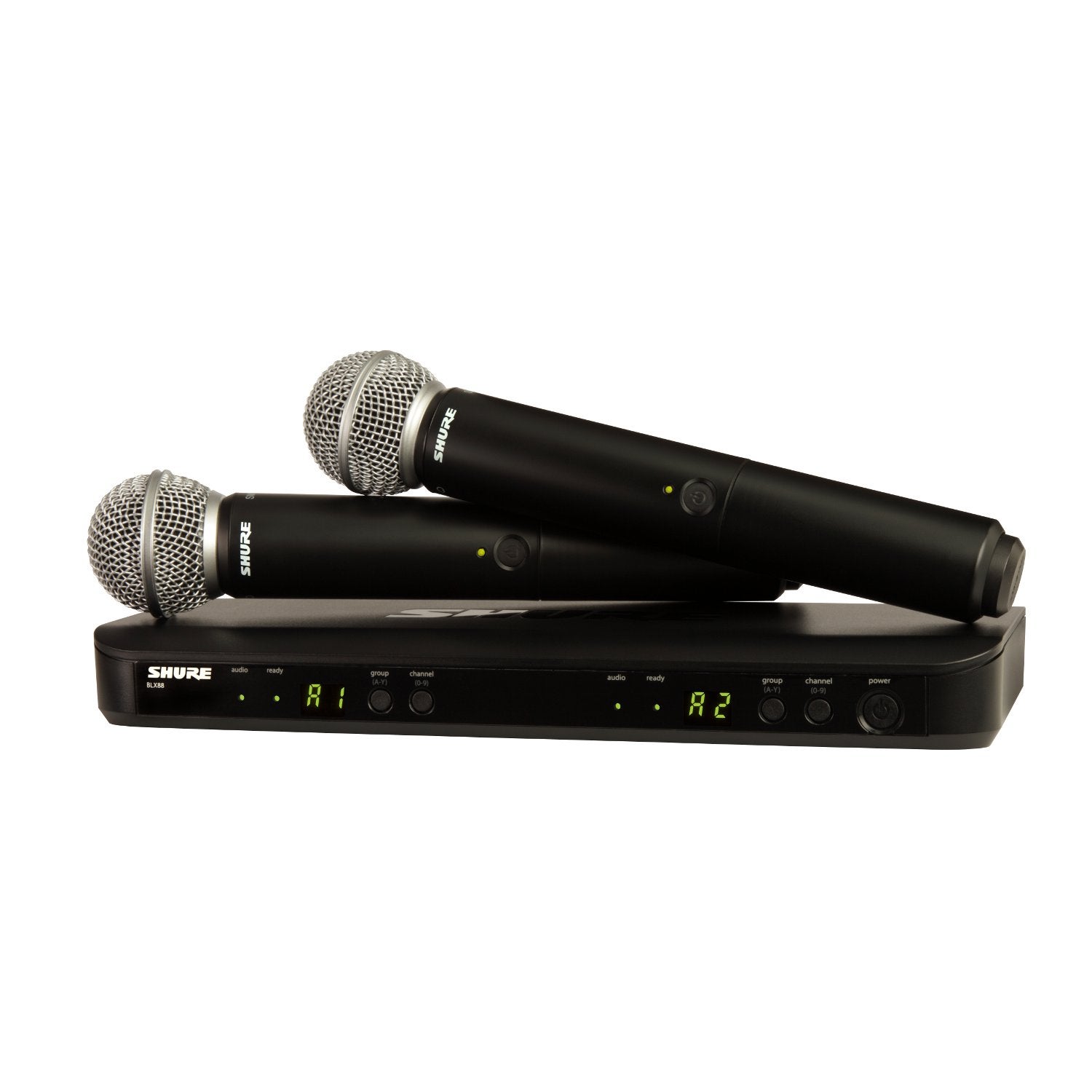 Shure BLX288E/SM58-M17 (662-686 MHz) dual handheld draadloos