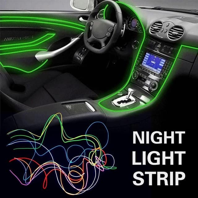LED Scooter Light Strip Vandtætte biler Atmosfære 3 lystilstande