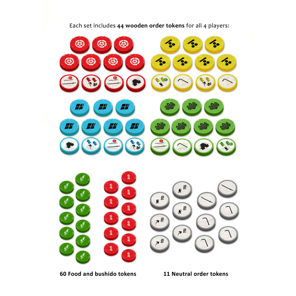 Small Samurai Empires - Deluxe Token Set