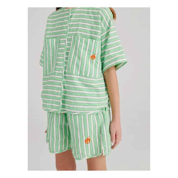 True Artist Chemise n°04 Rayée | Vert