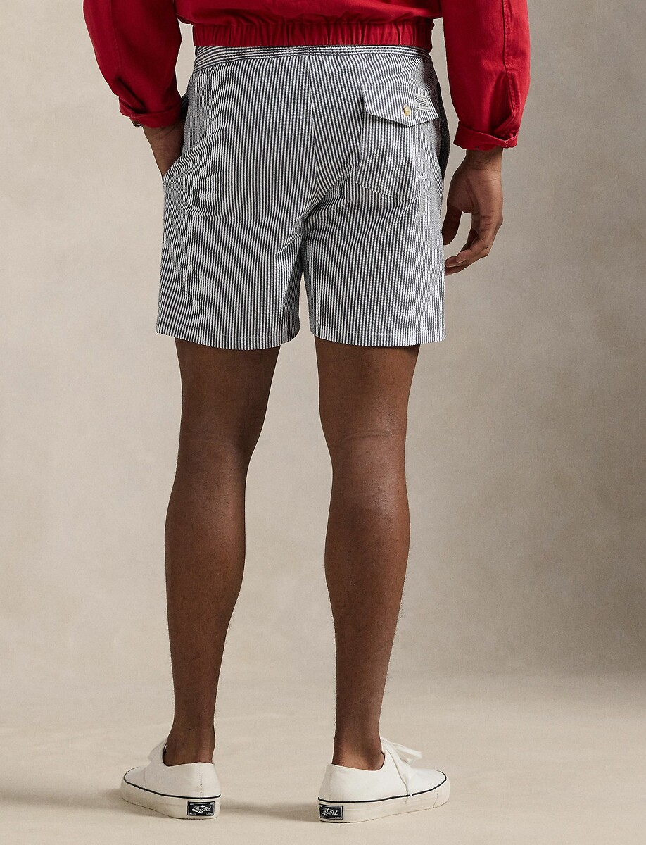 POLO RALPH LAUREN<br>Calção Traveler em seersucker 14,6 cm