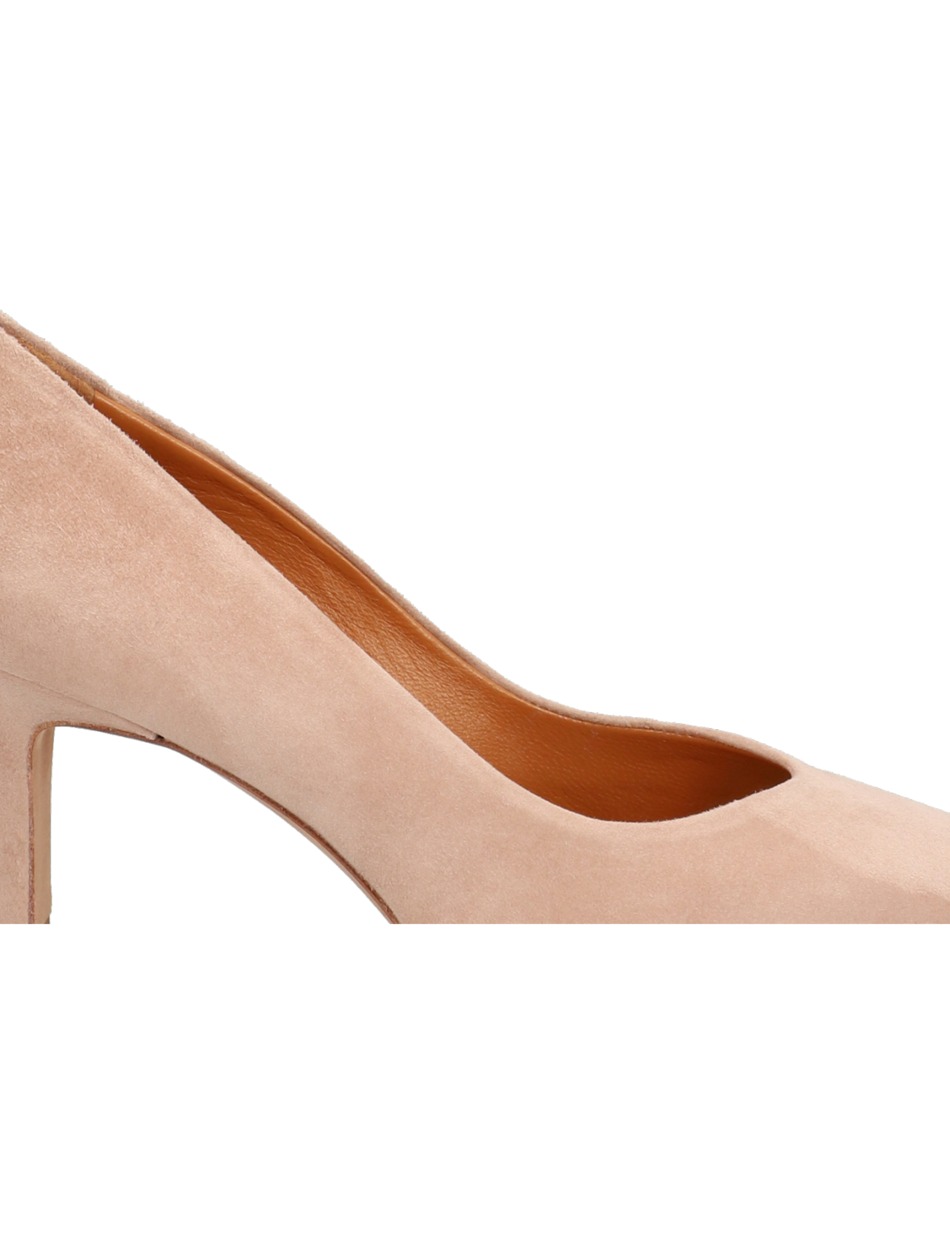 Veloursleder Pumps