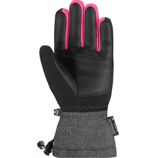 Gant de ski REUSCH KONDOR R-TEX XT JR BLACK/BLACK MELANGE/KNOCKOUT PINK