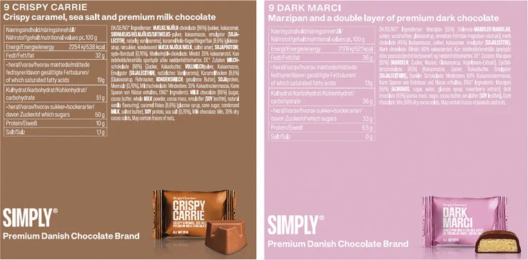 Simply Chocolate Gift Box, Instead of flowers (180 g)