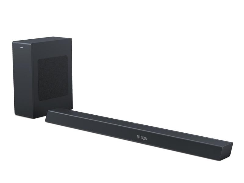 Philips Soundbar TAB8805/10 3.1 Kanal Soundbar mit kabellosem Subwoofer