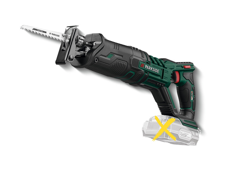 Accu-reciprozaag 20V zonder accu