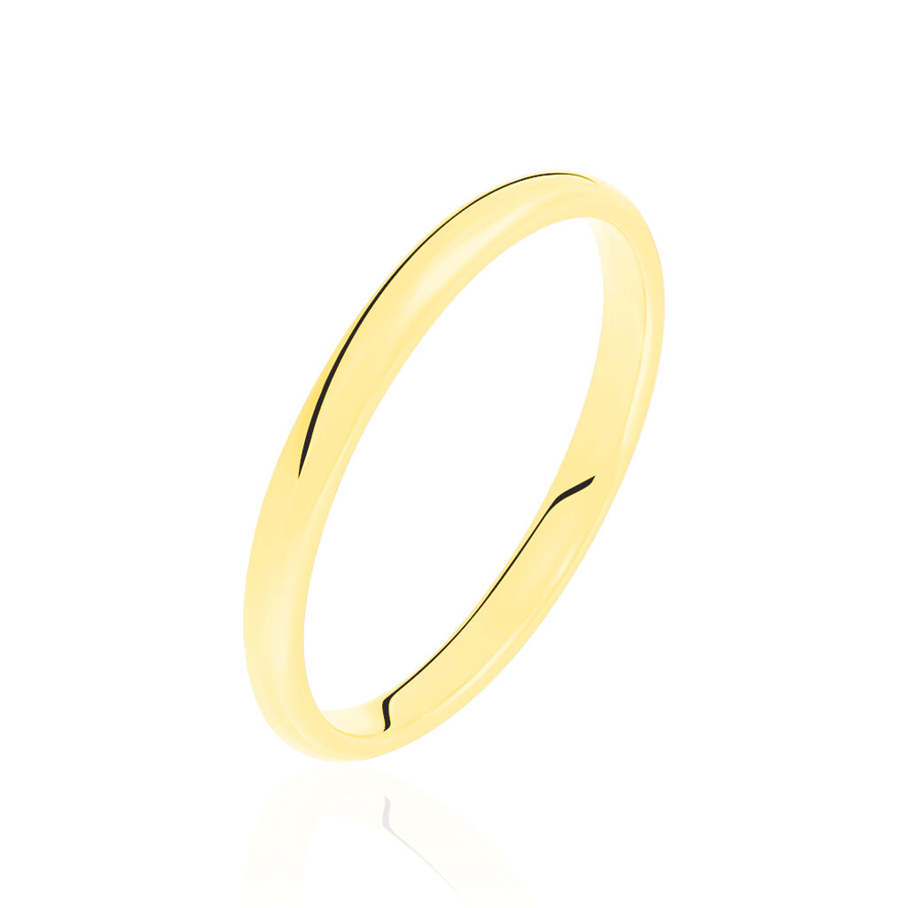 Alliance Sonia Demi Jonc Confort Or Jaune