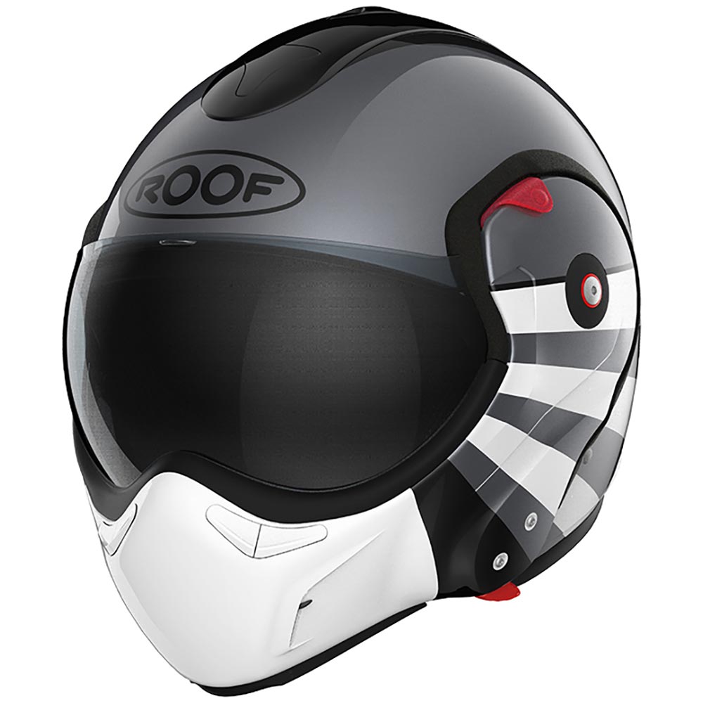 Roof - Casque Boxxer 2 Sunrise Noir / Gris / Blanc