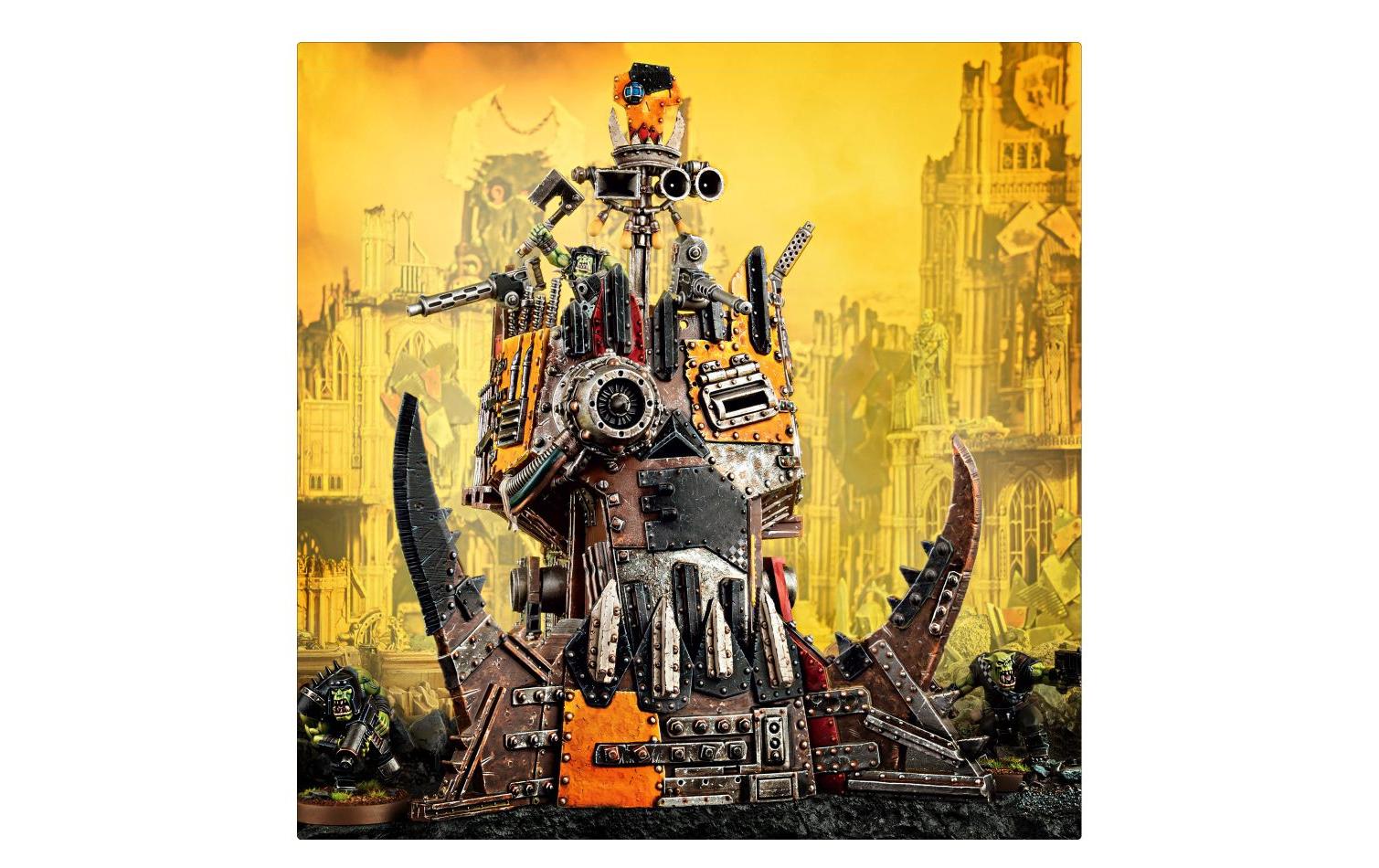 Figur Warhammer 40.000 Orks Megakopp BosssbunkaWarhammer 40K Orks Big'ed Bossbunka