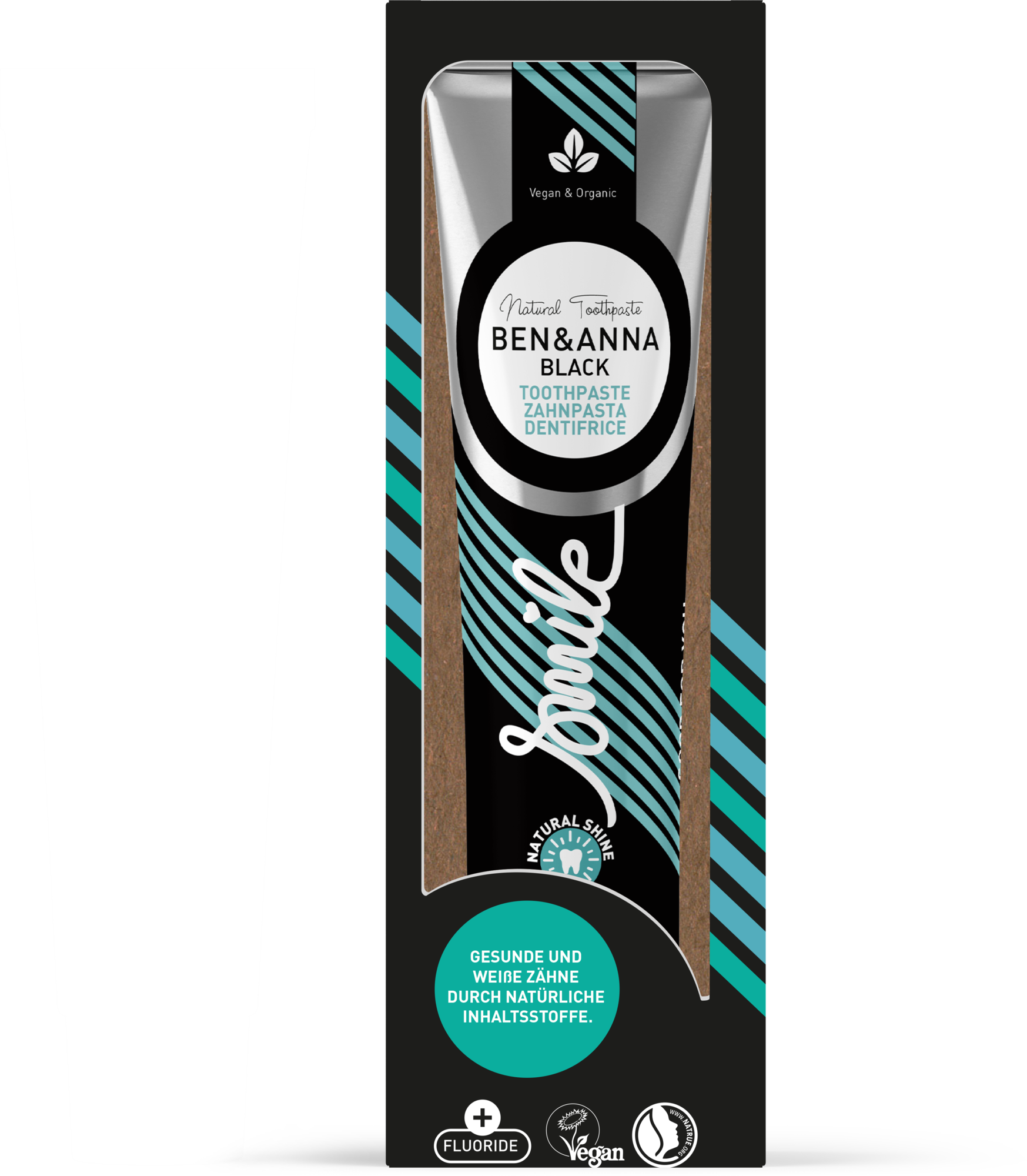 BEN & ANNA  Zahnpasta Black, 75 ml