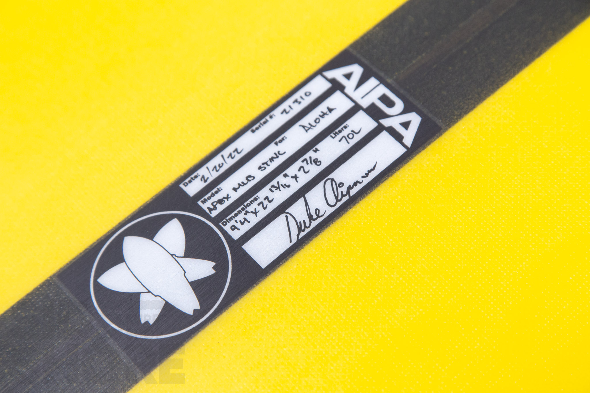 AIPA The Apex MLB - Yellow Tint - 9'4 x 22 13/16