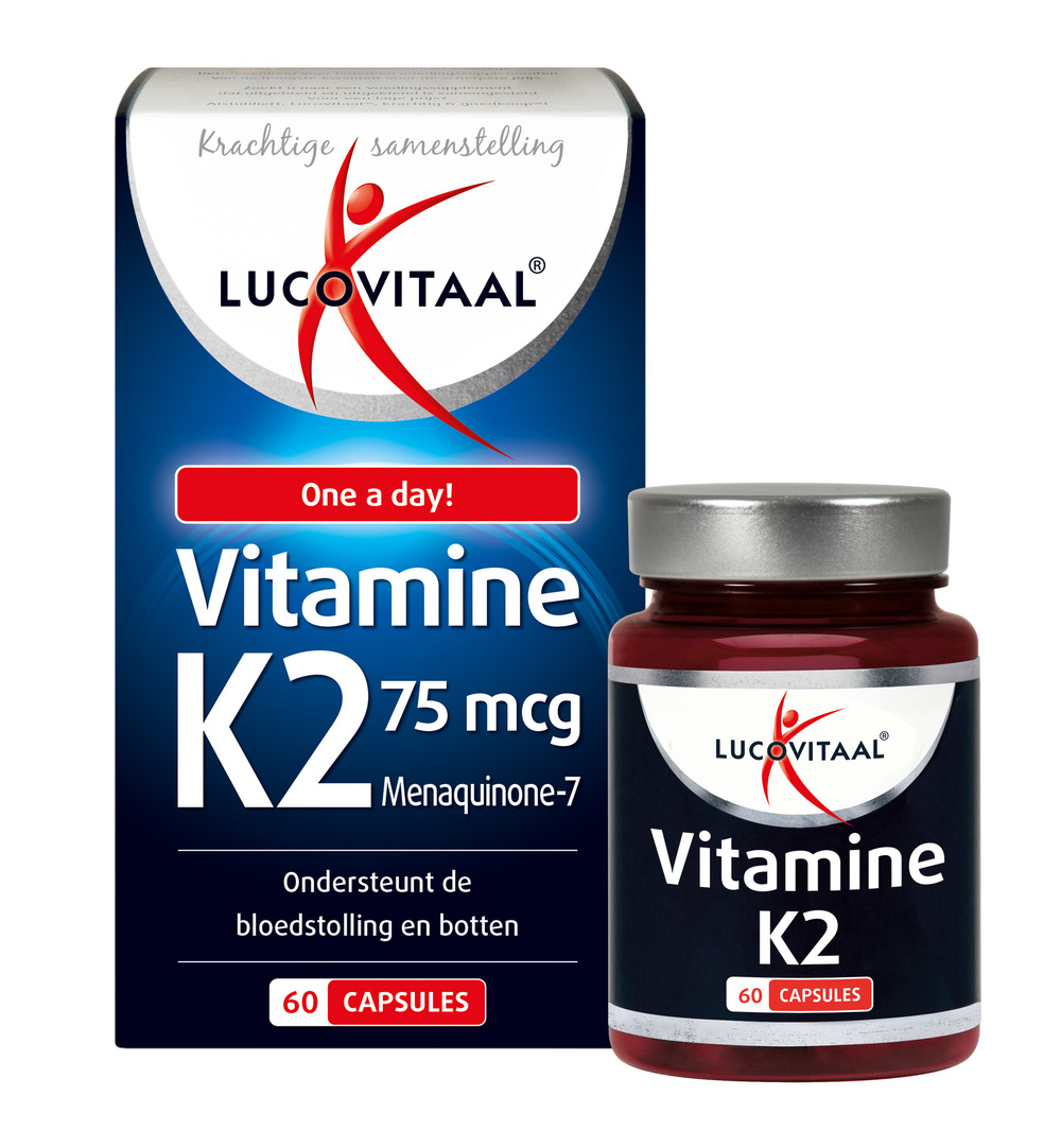 Lucovitaal Vitamine K2 75mcg (60 capsules)