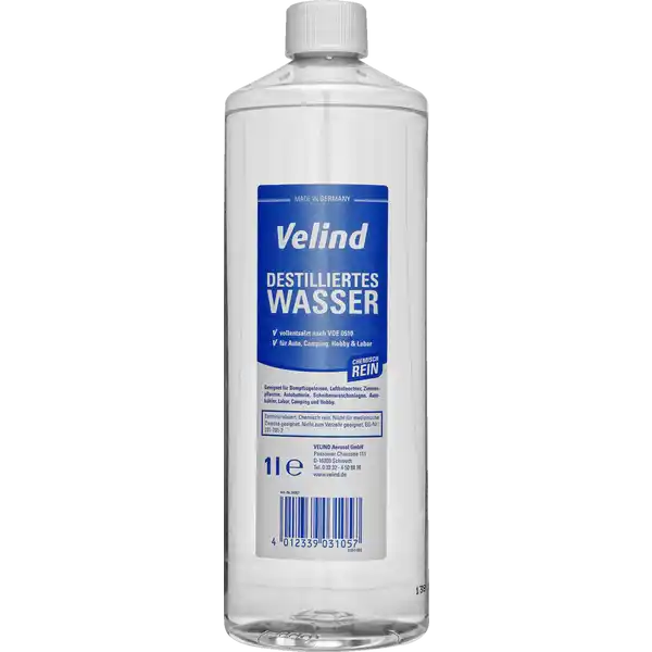 Destilliertes Wasser
