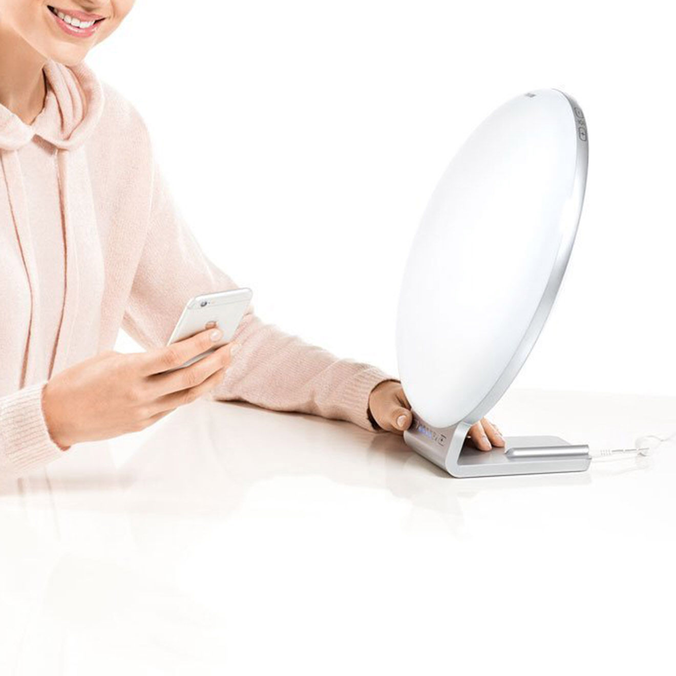 Beurer Lampe de luminothérapie 2 en 1 blanche